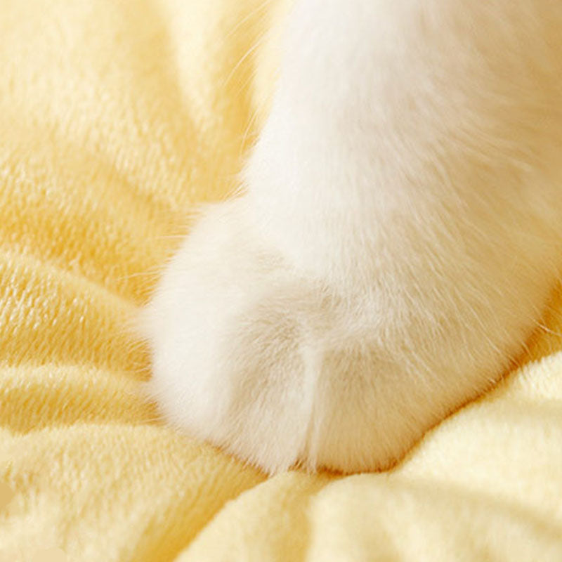 Persimmon Ruyi Style Multiple Openings Cat Bed canrusupet