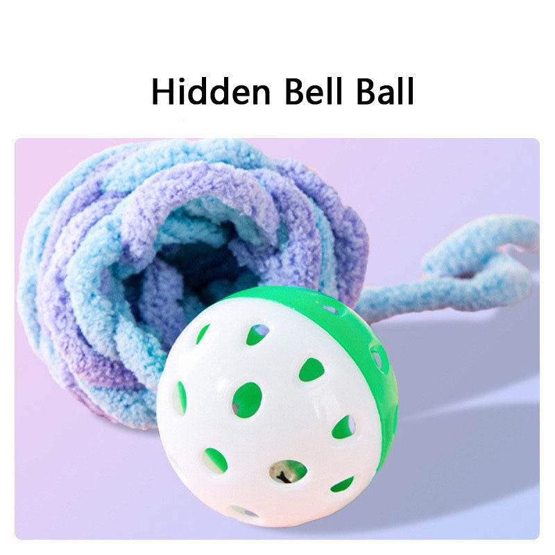Cat Toys Plush Balls - Durable Chew, Kitten Boredom Relief canrusupet