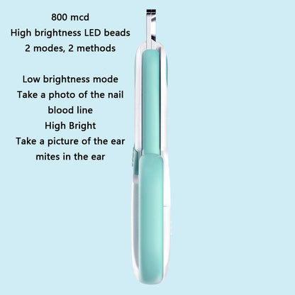 LED Lamp MINI Nail Clippers For Cat And Dog Universal canrusupet