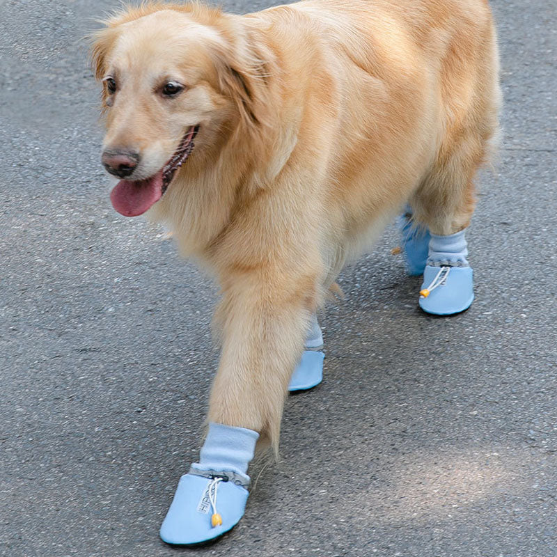 Dog Boots For Large Dogs: Breathable All-Season 4-Pack canrusupet