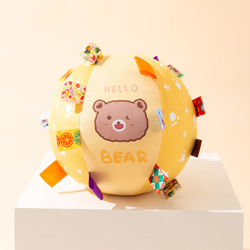 Squeaky Dog Toys - Durable Plush Chew Ball For Large Dogs canrusupet