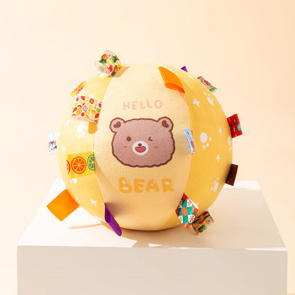 Squeaky Dog Toys - Durable Plush Chew Ball For Large Dogs canrusupet