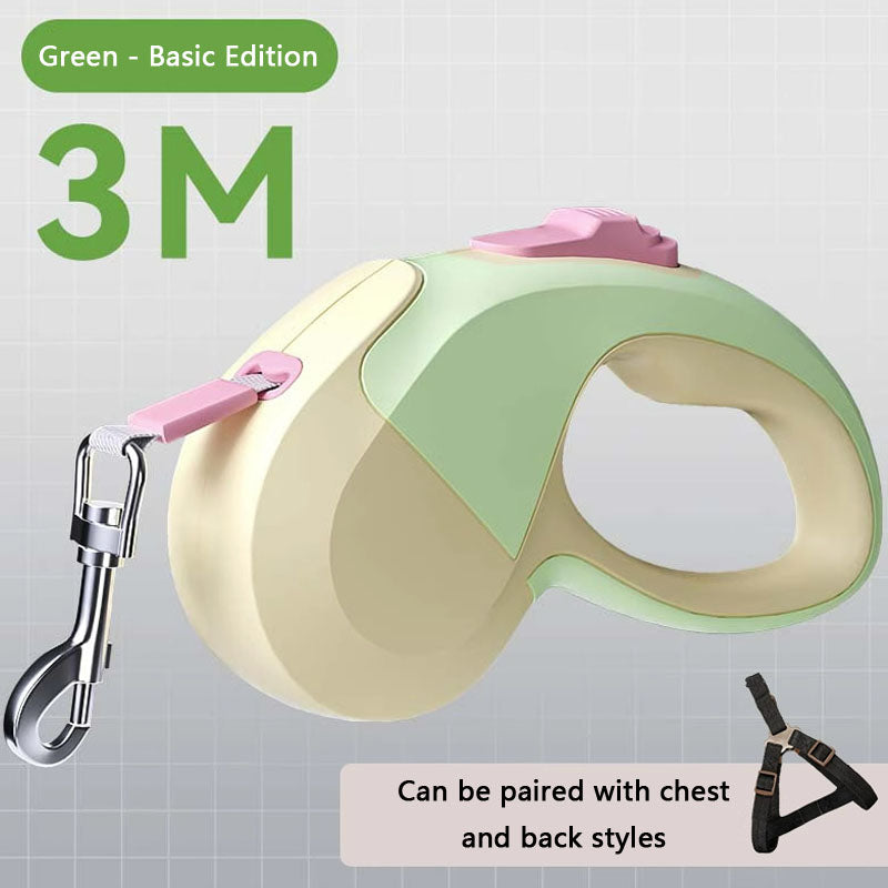 Automatic Retractable And Luminous Dog Chain canrusupet