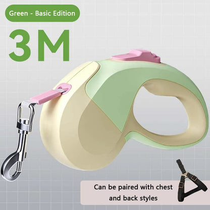 Automatic Retractable And Luminous Dog Chain canrusupet