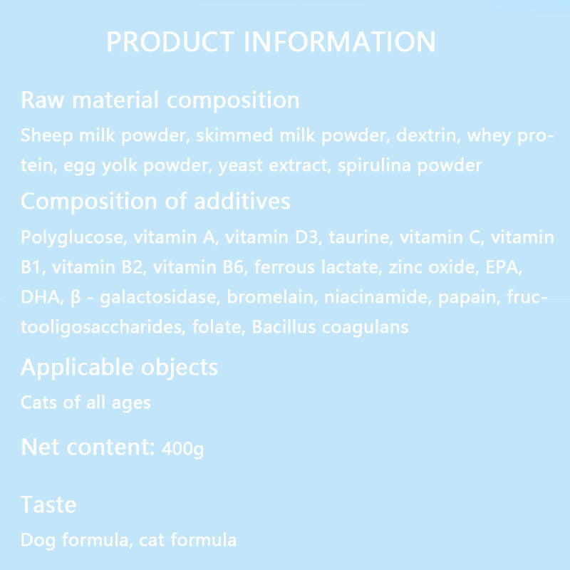 Goat Milk Powder Available For All Age Groups Cats Dogs canrusupet