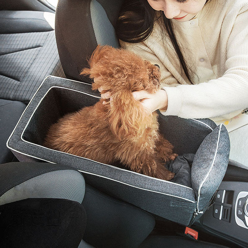 Center Console Seat  Dog Car Seat For Small Dogs Cats canrusupet