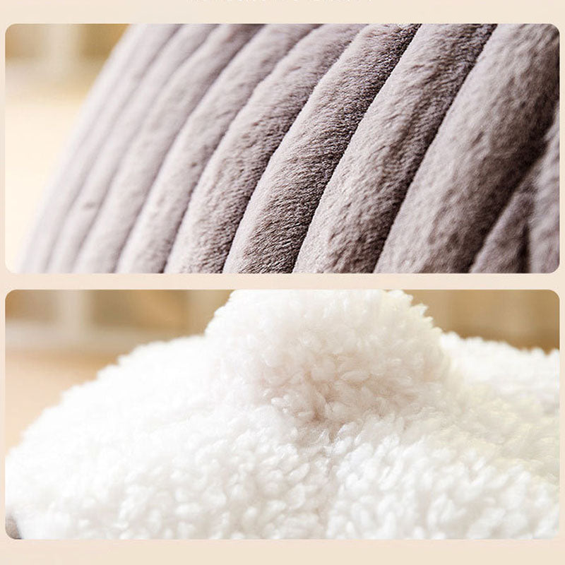 Arctic Snowhouse Enclosed Pumpkin Style Cat Bed For Pet canrusupet