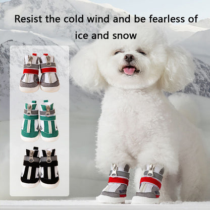 Dog Snow Boots: Winter Slip-Resistant Durable Shoes For Dogs canrusupet