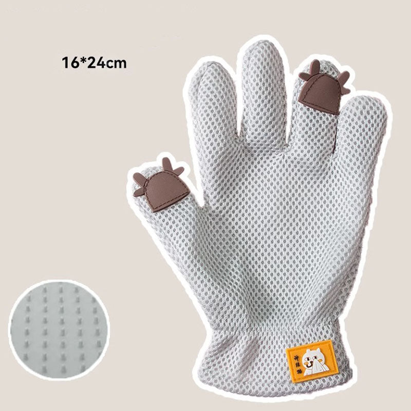 One Glove With Silicone Comb To Comb Floating Hair For Pet canrusupet