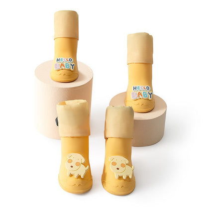 Dog Rain Boots: Waterproof Silicone High-Cuff For Small Dogs canrusupet