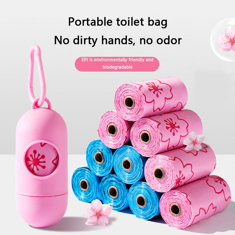 Biodegradable Dog Poop Bags On-the-Go Waste Disposal For Pet canrusupet