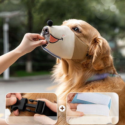 Adjustable Dog Muzzle Used For Large And Small Dogs canrusupet