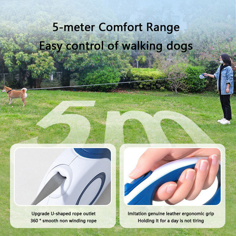 Auto Retractable Dog Leash - Anti-Pull, Reflective For Dogs
