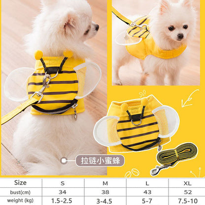 Cartoon Style Vest Style Dog Chain For Dogs Cats canrusupet