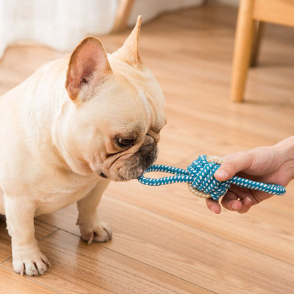 Teeth Grinding Knot Style Ball Style Dog Toys canrusupet