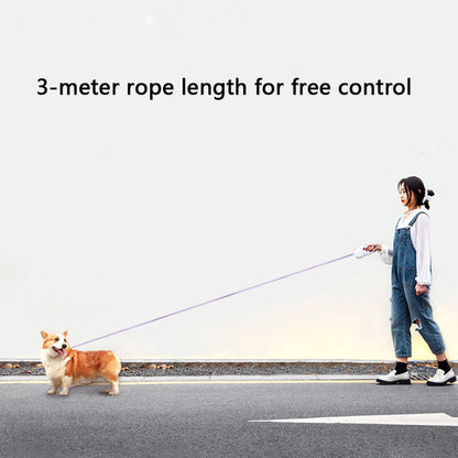 LED Retractable Dog Leash For Small/Medium Dogs canrusupet