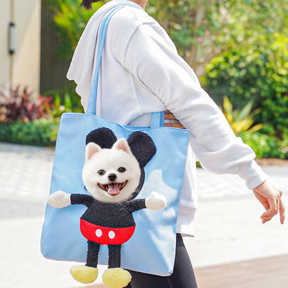 Crossbody With Pet Head Exposed Pet Carrier Bag For Dogs Cats canrusupet