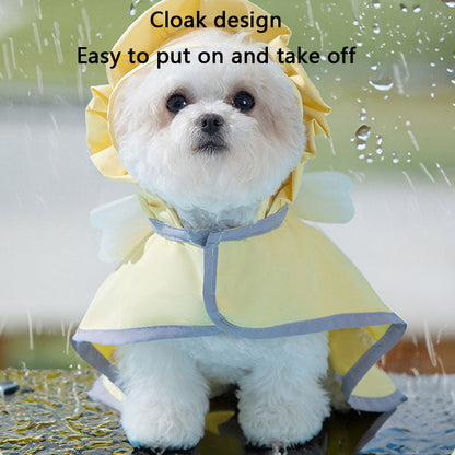 Candy-Colored Waterproof Dog Raincoat For Small Dogs canrusupet