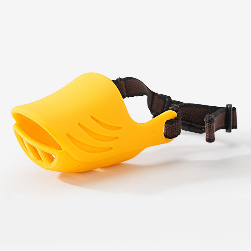 Duckbill Style Silicone Rubber Dog Muzzle For Small Dog canrusupet