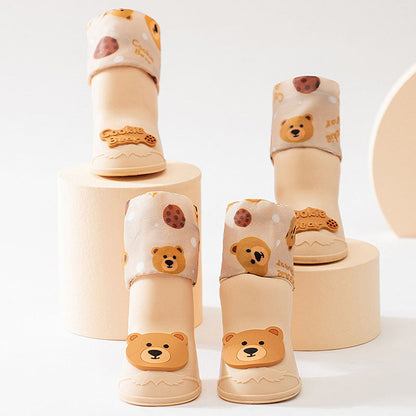 Gaobang Design Silicone Material Rain Boots For Small Dogs canrusupet