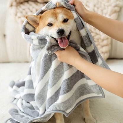 Full Package Quick Drying Dog Towel Bathrobe For Cats Dogs canrusupet