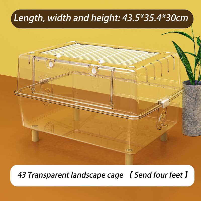 The Hamster Cage Is Completely Transparent - canrusupet