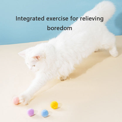Interactive Cat Toys - Chew-Proof Plush Ball For Cats & Dogs canrusupet