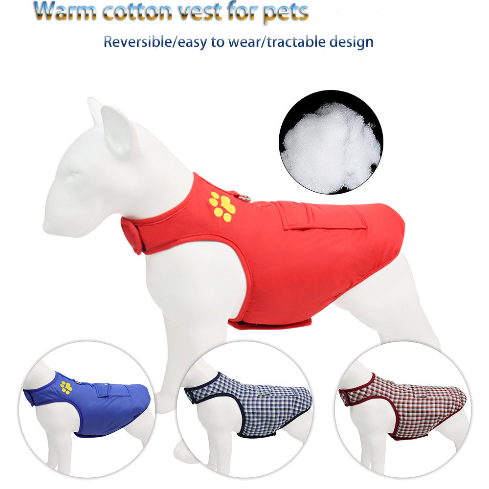 Warm Padded Coat For Dogs - canrusupet