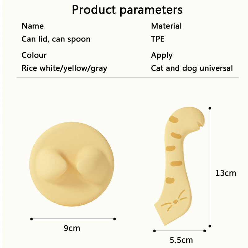 Lids  Spoons Can Opener For Pet Canned Food Special canrusupet