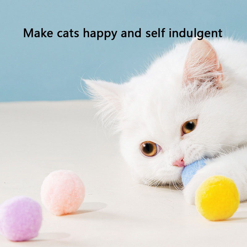 Interactive Cat Toys - Chew-Proof Plush Ball For Cats & Dogs canrusupet