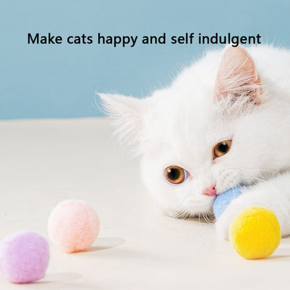 Interactive Cat Toys - Chew-Proof Plush Ball For Cats & Dogs canrusupet