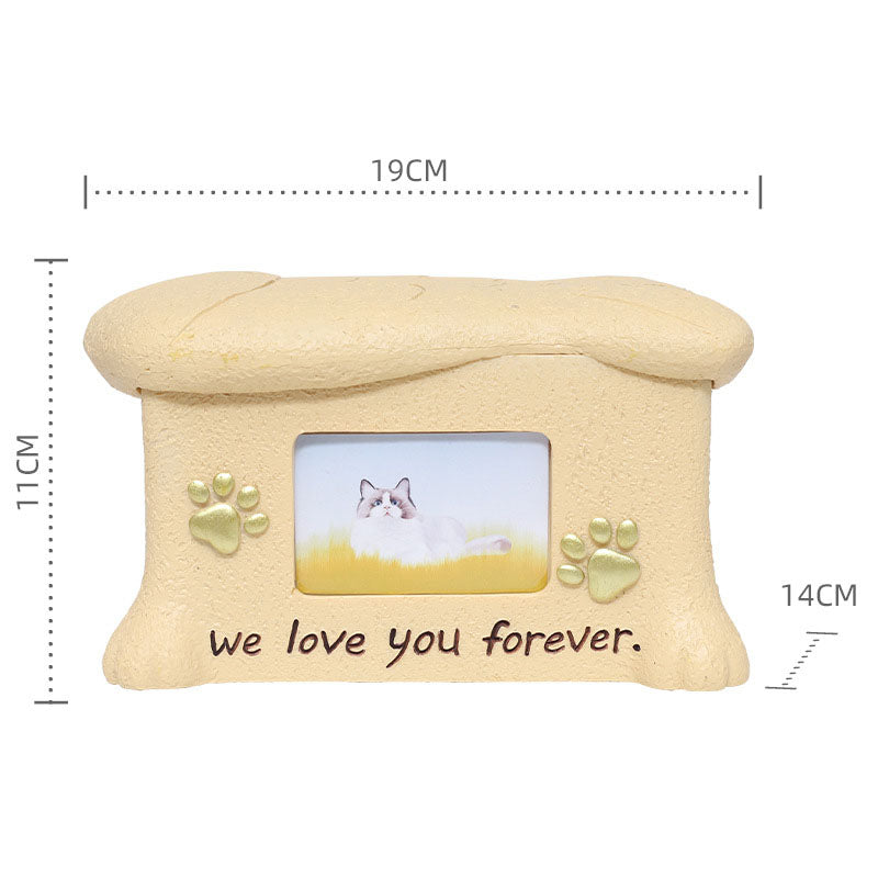 Custom Pet Portraits Resin Pet Urn