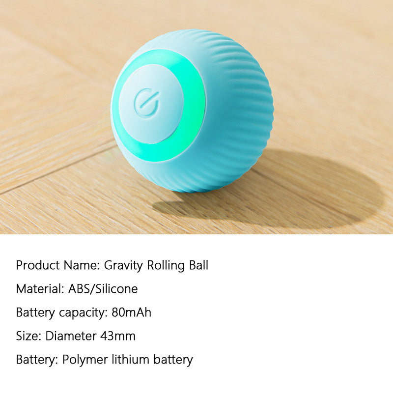 Chew-Proof Self-Rolling Dog Toys - Interactive Fetch Ball canrusupet