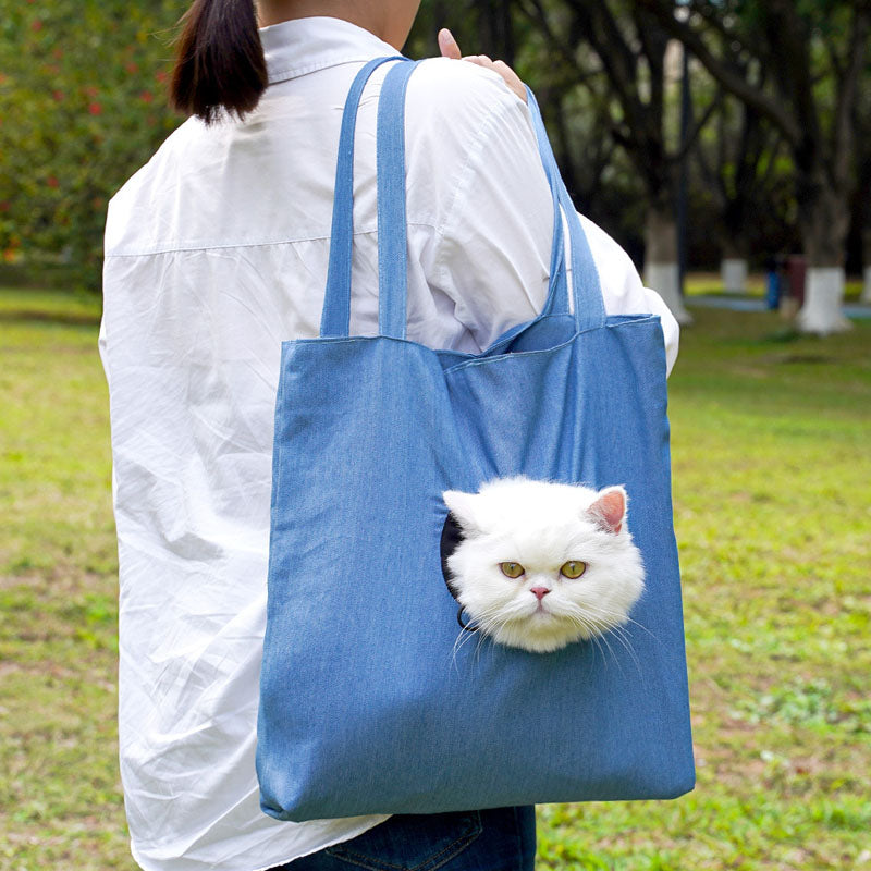Crossbody With Pet Head Exposed Pet Carrier Bag For Dogs Cats canrusupet