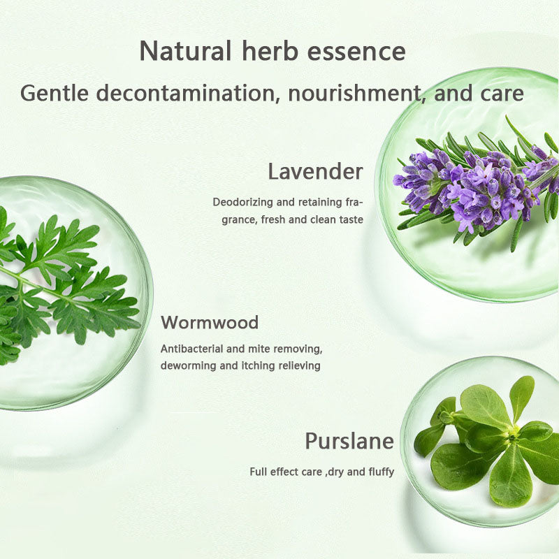 Dog Bath Dry Shampoo Powder - No-Rinse Deodorizing For Pet canrusupet