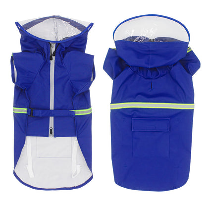 Raincoat With Clear Strap Hat - canrusupet