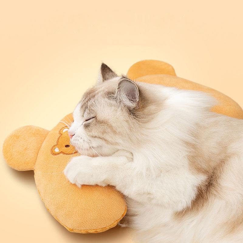 Breathable Embroidered Cartoon U-shaped Dog Pillow For Pet canrusupet