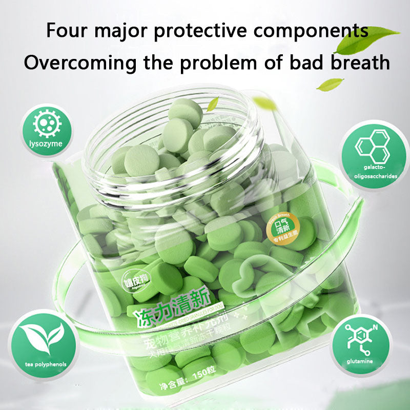 Freshens Breath Freeze Dried Particle For Cats Dogs canrusupet