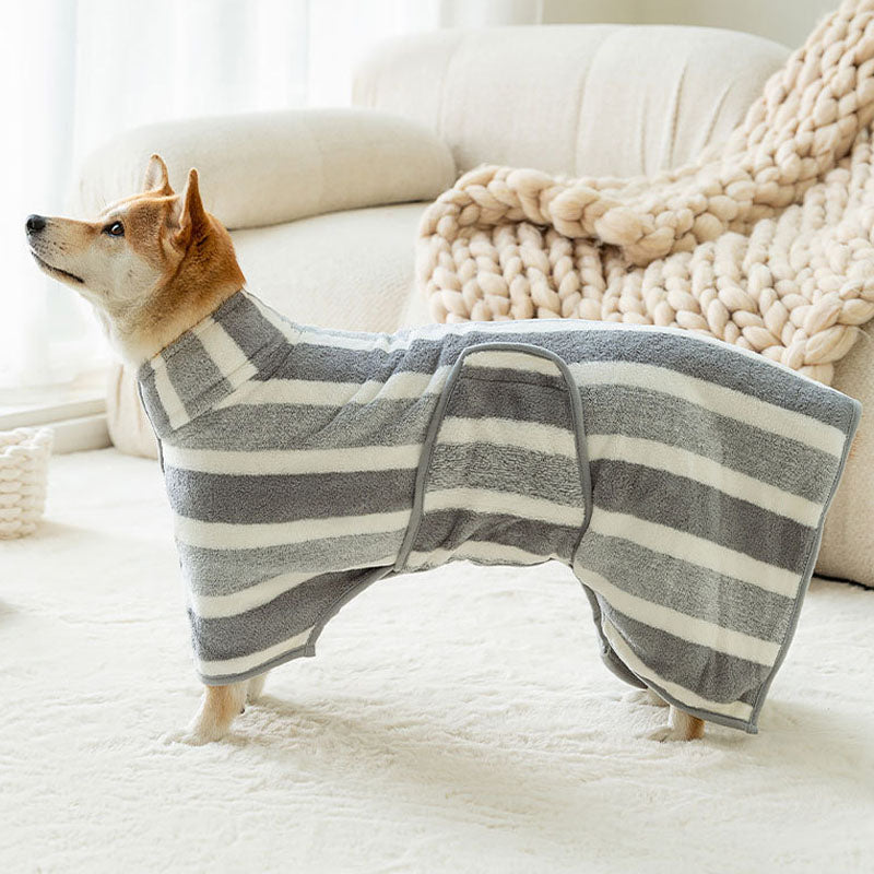 Full Package Quick Drying Dog Towel Bathrobe For Cats Dogs canrusupet