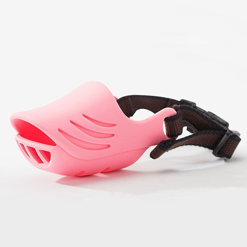 Duckbill Style Silicone Rubber Dog Muzzle For Small Dog canrusupet