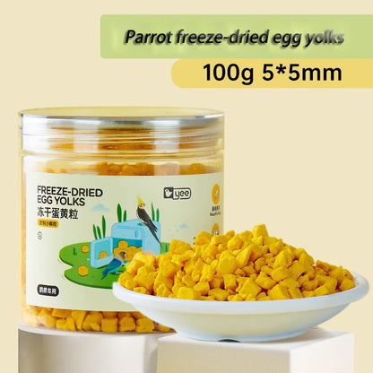 Parrot Training Reward Treats Freeze-dried Egg Yolks - canrusupet