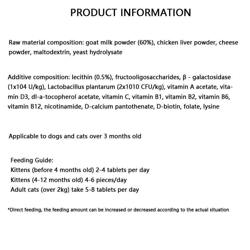 Vitamin Milk Thistle Tablets Cat And Dog Universal canrusupet