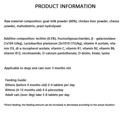 Vitamin Milk Thistle Tablets Cat And Dog Universal canrusupet