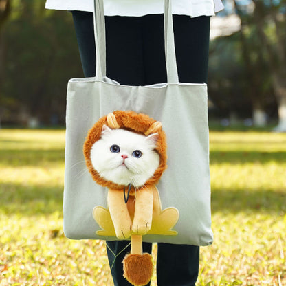Crossbody With Pet Head Exposed Pet Carrier Bag For Dogs Cats canrusupet