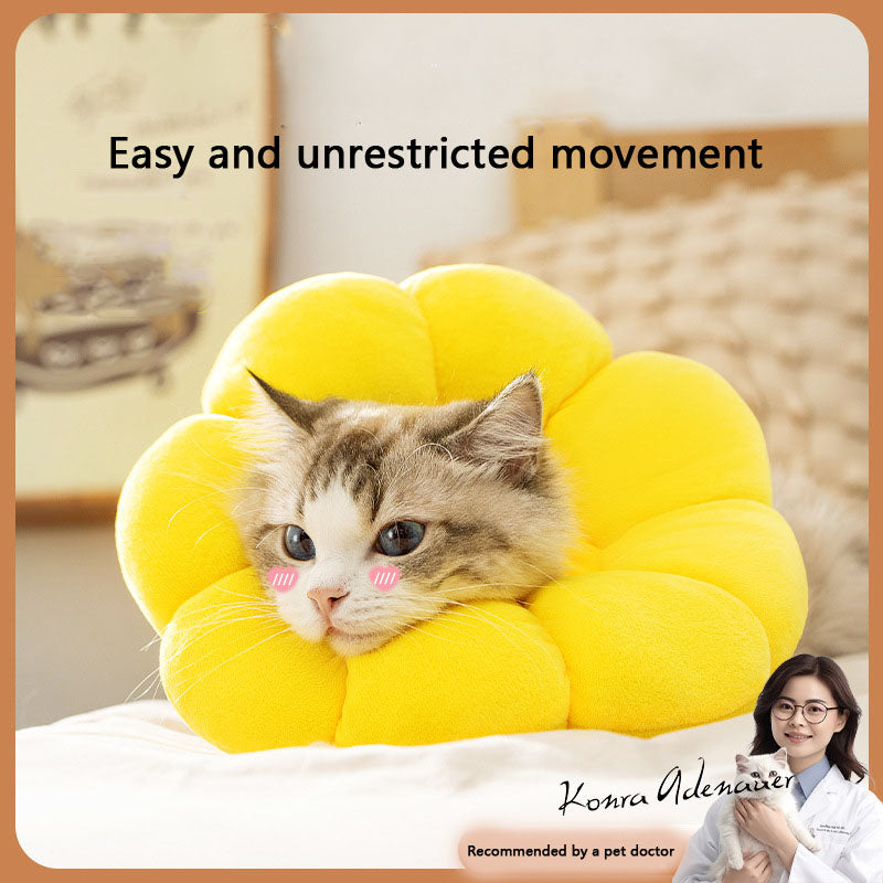 Soft Padded Recovery Cones For Pet  Lick-Proof After Surgery canrusupet