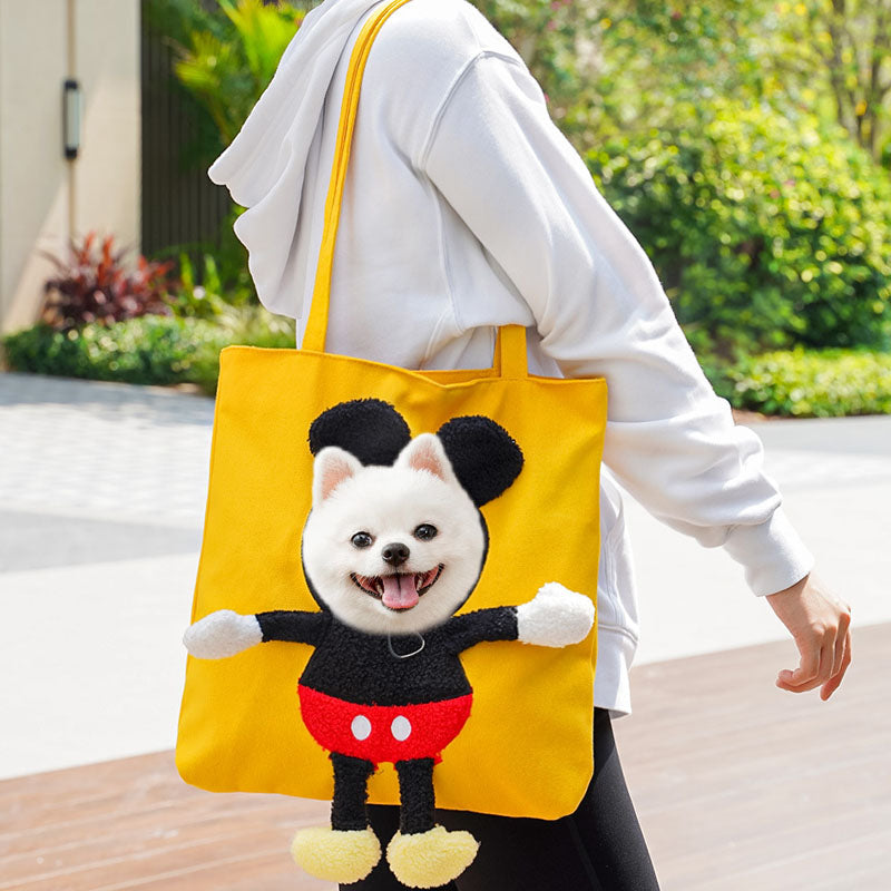 Crossbody With Pet Head Exposed Pet Carrier Bag For Dogs Cats canrusupet