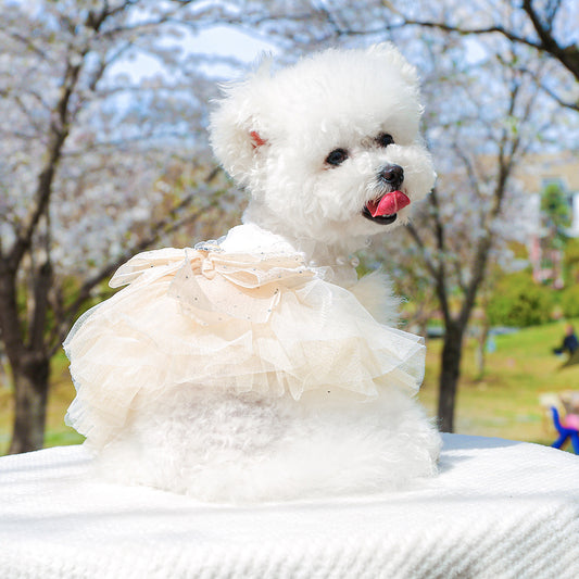 Dog Or Cat Clothes Princess Wedding Dress - canrusupet