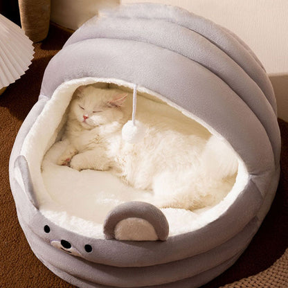 Cradle Style Semi Enclosed Dog Kennel For Small Dogs Cats canrusupet