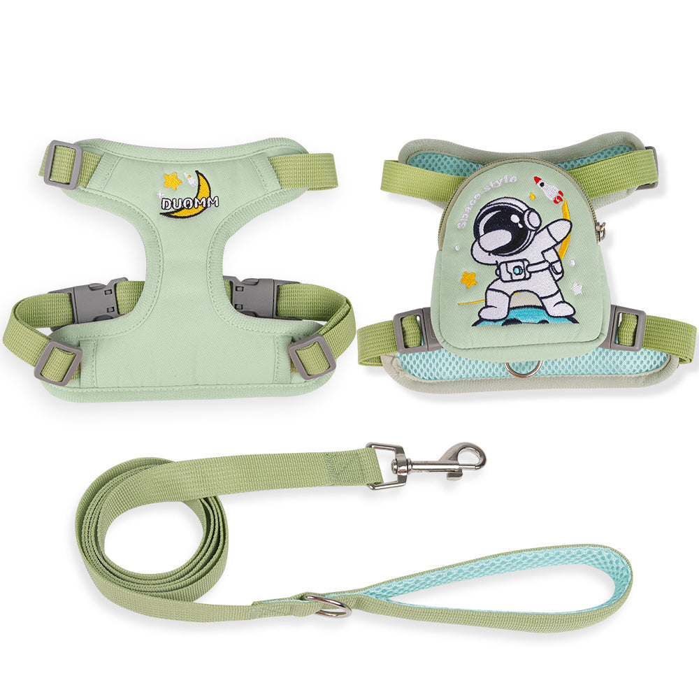 Vest type pet backpack Walk dog - canrusupet