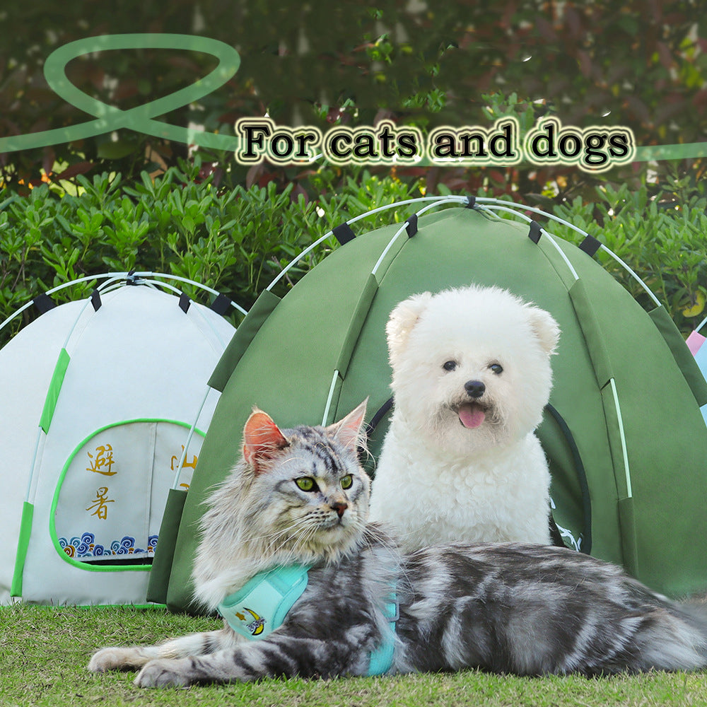 The pet Tent Folds - canrusupet